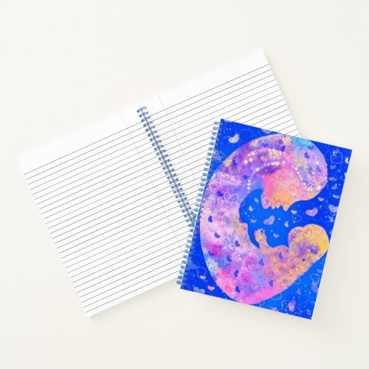 Mutter und Baby-Notebook Notizblock (Innenseite)