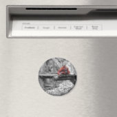 Mutter und Baby Orangutan Magnet (In Situ (Geschirrspüler))