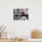 Mutter und Baby Orangutan Poster (Küche)