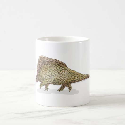 Mutter und Baby-Pangolin-Tasse Kaffeetasse (Mittel)