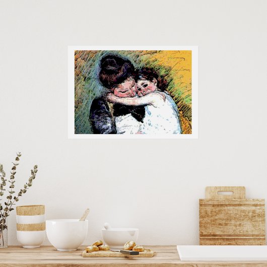 Mutter und Baby Poster (Küche)