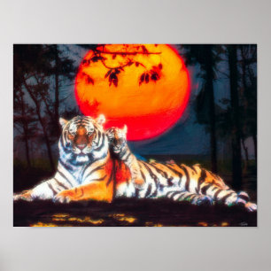 Mutter und Baby Poster