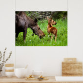 Mutter und Baby Poster (Küche)