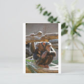Mutter und Baby Postkarte (Stehend Vorderseite)