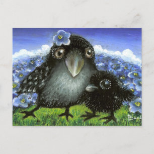Mutter und Baby Postkarte