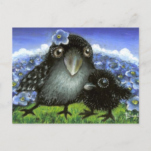 Mutter und Baby Postkarte (Vorderseite)