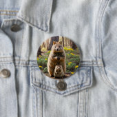 Mutter und Baby Quokka, Button-Abzeichen Button (Beispiel)