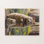 Mutter und Baby Quokka, Jigsaw Puzzle (Horizontal)