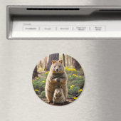 Mutter und Baby Quokka, Kühlschrankmagnet (In Situ (Geschirrspüler))