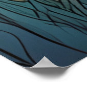 Mutter und Baby Red Fox Poster (Ecke)