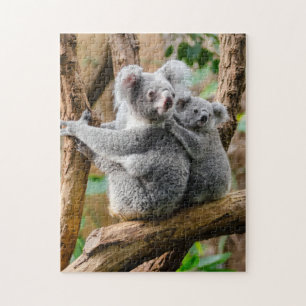 Mutter und Baby Tier Koala BearFotografie Tier Puzzle