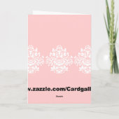 Mutter und Baby, Vintag Karte (Rückseite)