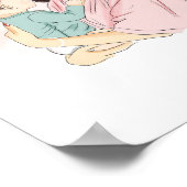 Mutter- und Babydarstellung Poster (Ecke)