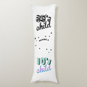 Mutter- und Babydekade der 80er/2010er Jahre Seitenschläferkissen