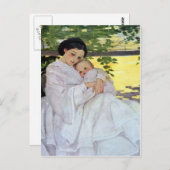 Mutter- und Babytageskarte Postkarte (Vorne/Hinten)