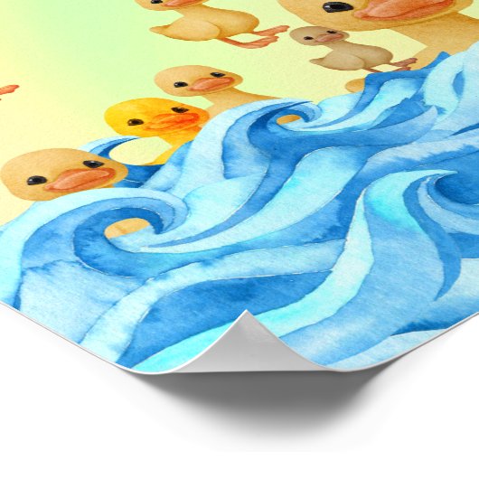 Mutter und Ente Poster (Ecke)