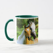 Mutter und Fohlen Tasse (Links)