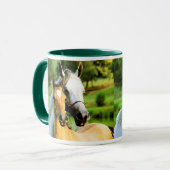 Mutter und Fohlen Tasse (Vorderseite Links)