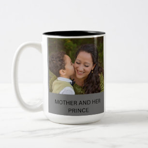 MUTTER UND IHR PRINZ ZWEIFARBIGE TASSE