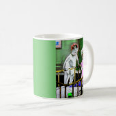 Mutter und ihr Riesenbaby der 40er Jahre Kaffeetasse (VorderseiteRechts)