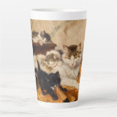 Mutter und ihre Kätzchen Milchtasse (Vorderseite)
