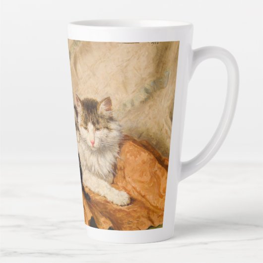 Mutter und ihre Kätzchen Milchtasse (Rechts)