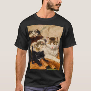 Mutter und ihre Kätzchen T-Shirt