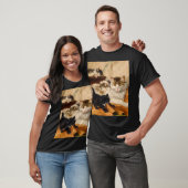 Mutter und ihre Kätzchen T-Shirt (Unisex)