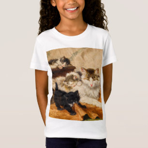 Mutter und ihre Kätzchen T-Shirt