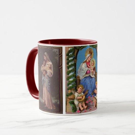 Mutter und Jesus-Tasse Tasse (Vorderseite Links)