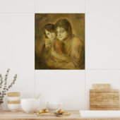 Mutter und Kind, 1893 Poster (Küche)