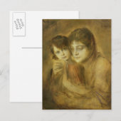 Mutter und Kind, 1893 Postkarte (Vorne/Hinten)