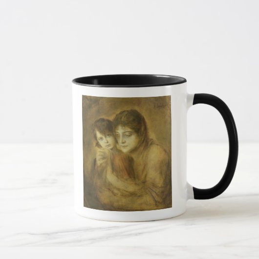Mutter und Kind, 1893 Tasse (Rechts)