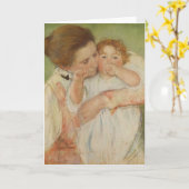 Mutter und Kind, 1897 Karte (Gelbe Blume)