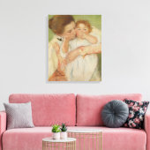 Mutter und Kind, 1897 Leinwanddruck (Insitu (Wohnzimmer))