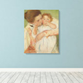 Mutter und Kind, 1897 Leinwanddruck (Insitu (Holzboden))