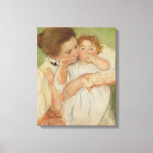 Mutter und Kind, 1897 Leinwanddruck