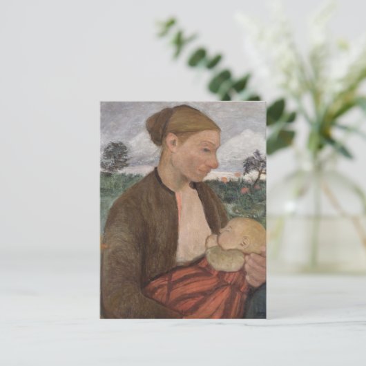 Mutter und Kind, 1903 Postkarte (Stehend Vorderseite)