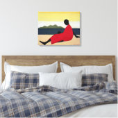 Mutter und Kind 1991 Leinwanddruck (Insitu (Schlafzimmer))