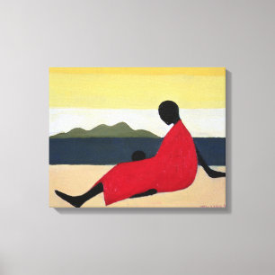 Mutter und Kind 1991 Leinwanddruck