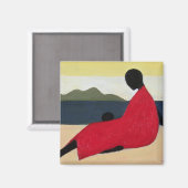 Mutter und Kind 1991 Magnet (Vorderseite/Rückseite)