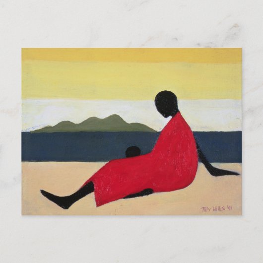 Mutter und Kind 1991 Postkarte (Vorderseite)