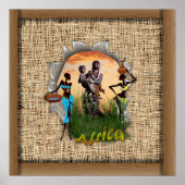 Mutter und Kind Afrikas Poster (Vorne)