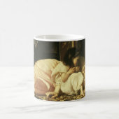 Mutter und Kind (alias Cherries) von Lord Leighton Kaffeetasse (Mittel)
