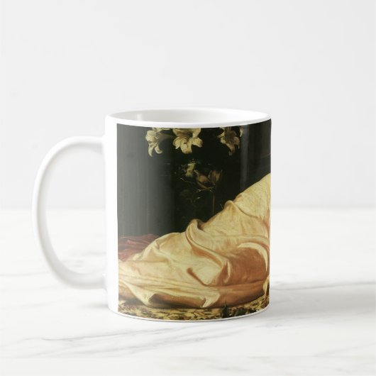 Mutter und Kind (alias Cherries) von Lord Leighton Kaffeetasse (Links)