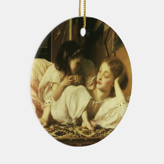 Mutter und Kind (alias Cherries) von Lord Leighton Keramikornament (Rechts)