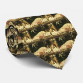 Mutter und Kind (alias Cherries) von Lord Leighton Krawatte (Gerollt)