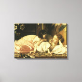 Mutter und Kind (alias Cherries) von Lord Leighton Leinwanddruck (Vorderseite)