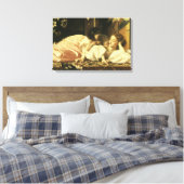 Mutter und Kind (alias Cherries) von Lord Leighton Leinwanddruck (Insitu (Schlafzimmer))