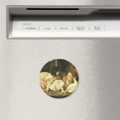 Mutter und Kind (alias Cherries) von Lord Leighton Magnet (In Situ (Geschirrspüler))